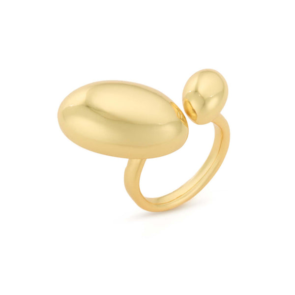 ANILLO HALO DORADO