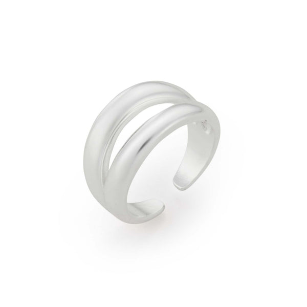 ANILLO TWIN PLATEADO