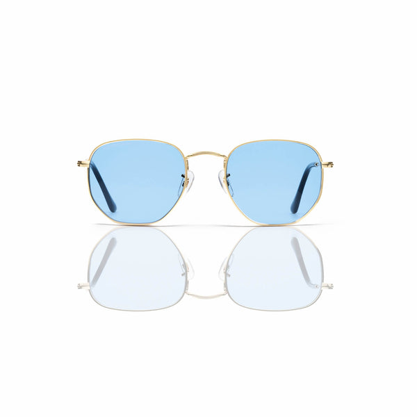 LHR GOLD / LENS BLUE