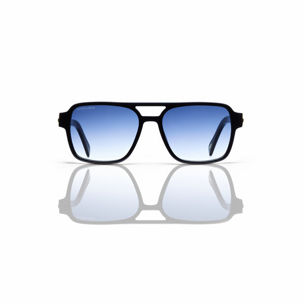 MEX BLACK / BLUE LENS