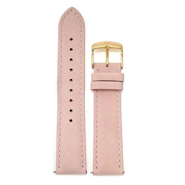 PINK LEATHER GOLD BUCKLE