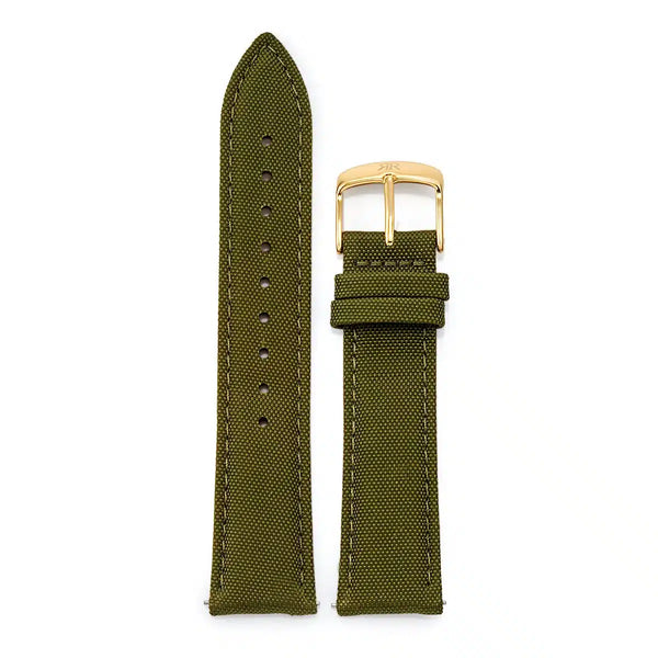 GREEN NYLON GOLD BUCKLE