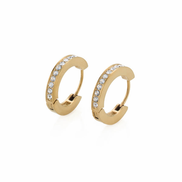 ARETES GLAMOUR DORADO