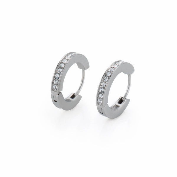 ARETES GLAMOUR PLATEADO