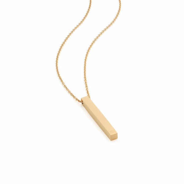COLLAR DE BARRA DORADA