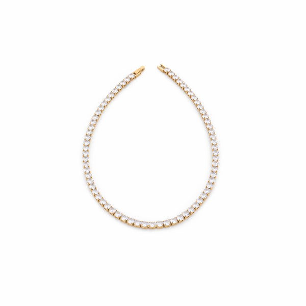 COLLAR TENIS DORADO
